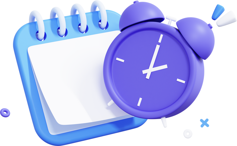 3D Calendar and Alarm Clock